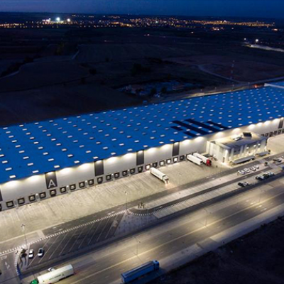 Technical and emergency lighting at the Cabanillas del Campo logistics centre (Guadalajara, Spain)